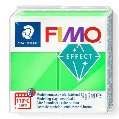 FIMO Effect masa za modeliranje 501neon zelena