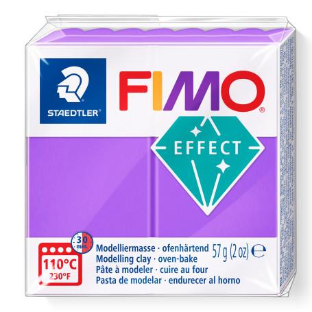 FIMO Effect masa za modeliranje 604 , 56g, tranparent lila