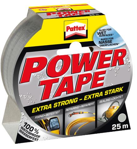 PATTEX POWER TAPE, ljepilna traka, srebrna, 10 m