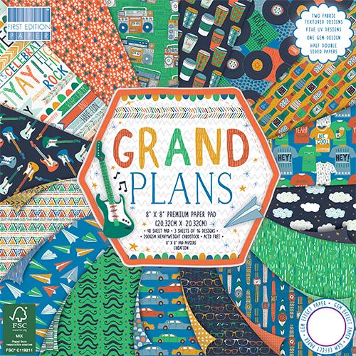 Set papira Grand Plans 20x20 Cm