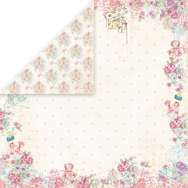 Scrapbooking papir Shabby Baby 05