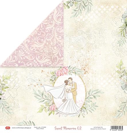 Scrapbooking papir 30x30, 250gsm, Sweet Memories 02