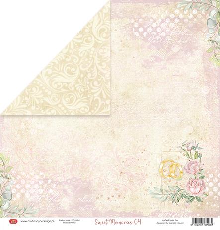 Scrapbooking papir 30x30, 250gsm, Sweet Memories 04