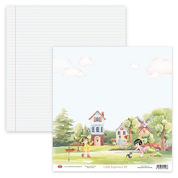 Set papira, 30x30cm, Little Explorers