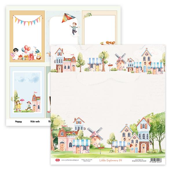 Set papira, 30x30cm, Little Explorers