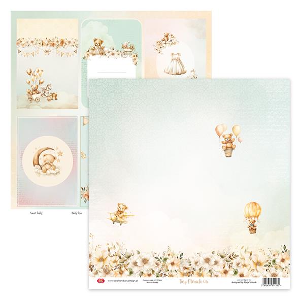 Set papira, 30x30cm, Tiny Miracle, set 6