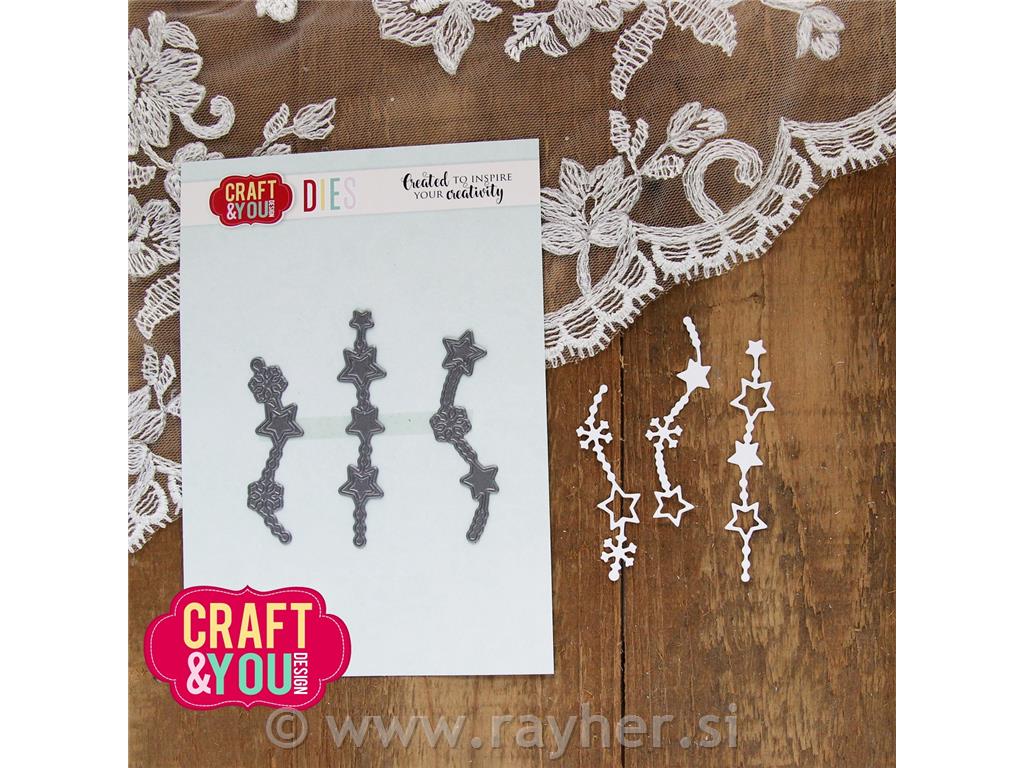 Rezači Decorative Chains 1, 3kom